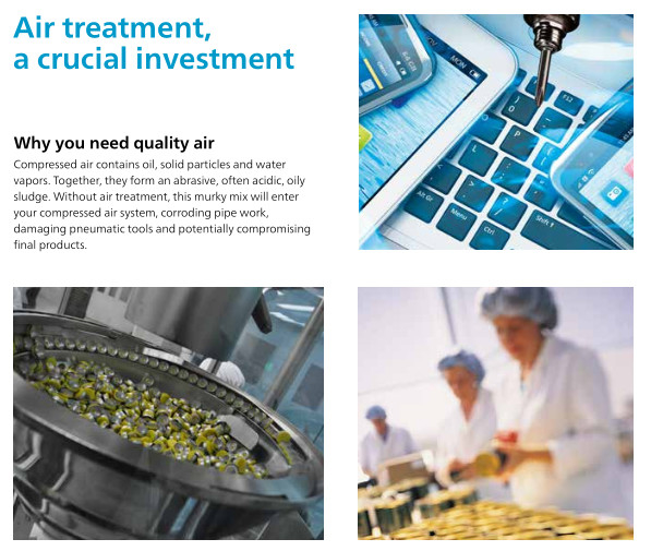 Άτλαντας Copco στεγνωτήρων αέρα του BD 100+-300+ Desiccant για την επεξεργασία 2 αέρα
