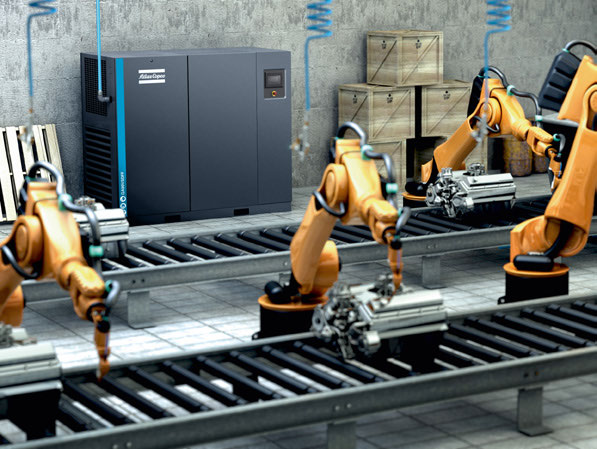 Βάρος σειράς 60Hz 1458kg Copco GA ατλάντων GA 55+ με την αξιοπιστία 0