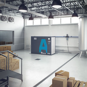 AQ 18 εγχθμένο επίπεδο θορύβου Copco 69dB ατλάντων συμπιεστών 18kw βιδών VSD νερό 0