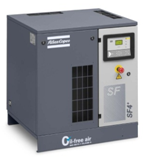 22kw εγχθμένοι συμπιεστές AQ 22 πετρέλαιο ελεύθερο 1 βιδών Copco ατλάντων νερό VSD