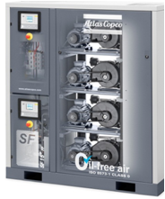 30kw ελεύθερος αεροσυμπιεστής aq-30 επίπεδο θορύβου VSD 72dB 0 βιδών πετρελαίου Copco ατλάντων
